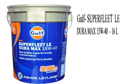 >GULF SUPERFLEET LE DURA MAX 15W40 CI4 PLUS 16 LITRE